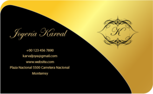 Design de Carte de Visite par IsmailoO pour Joyeria Karval | Design : #11355247