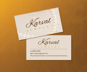 Design de Carte de Visite par Christine Design pour Joyeria Karval | Design : #11385572