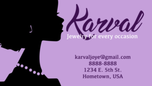 Design de Carte de Visite par mackenzieharting pour Joyeria Karval | Design : #11343405