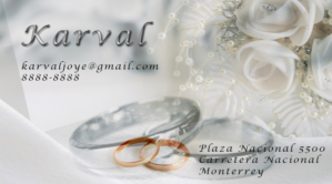 Design de Carte de Visite par Lash_Vortex pour Joyeria Karval | Design : #11444280