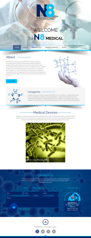 Diseño Web por rightway para N8 Medical | Diseño: #11353650