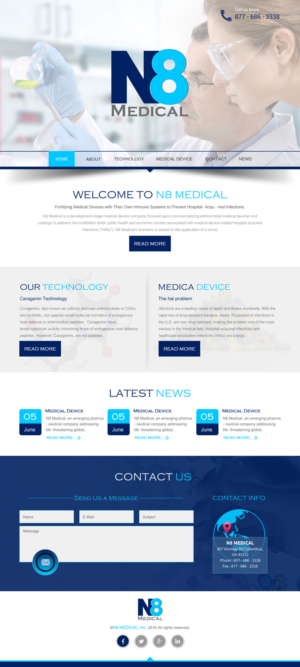 Diseño Web por rightway para N8 Medical | Diseño: #11353665