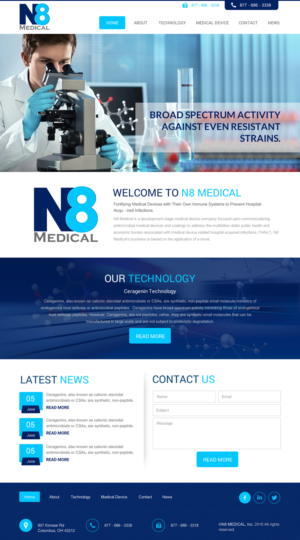 Diseño Web por rightway para N8 Medical | Diseño: #11353668