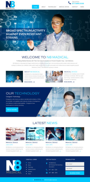 Diseño Web por rightway para N8 Medical | Diseño: #11353670