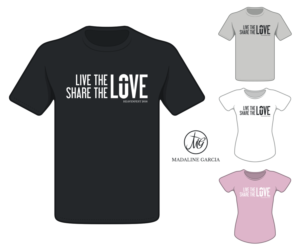 Concert T-Shirt with Creative Font for slogan.  Madaline Garcia / HeavenFest 2016 | T-shirt Design by nreimer