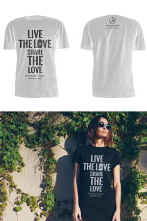 Concert T-Shirt with Creative Font for slogan.  Madaline Garcia / HeavenFest 2016 | T-Shirt-Design von Michaelsefrico