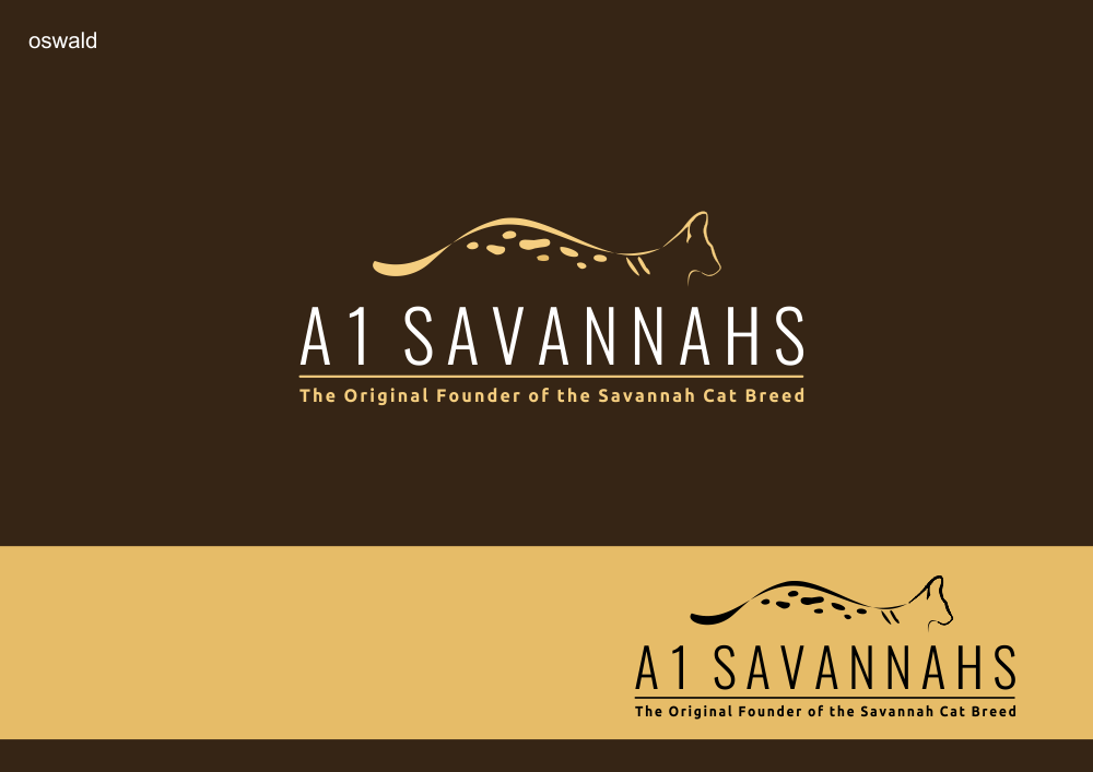 Logo Design by Amduat Design for A1 Savannahs   | Design #11977691
