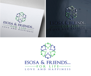esosa & friends... for life, love and happiness | Diseño de Logo por HEAVEN ART