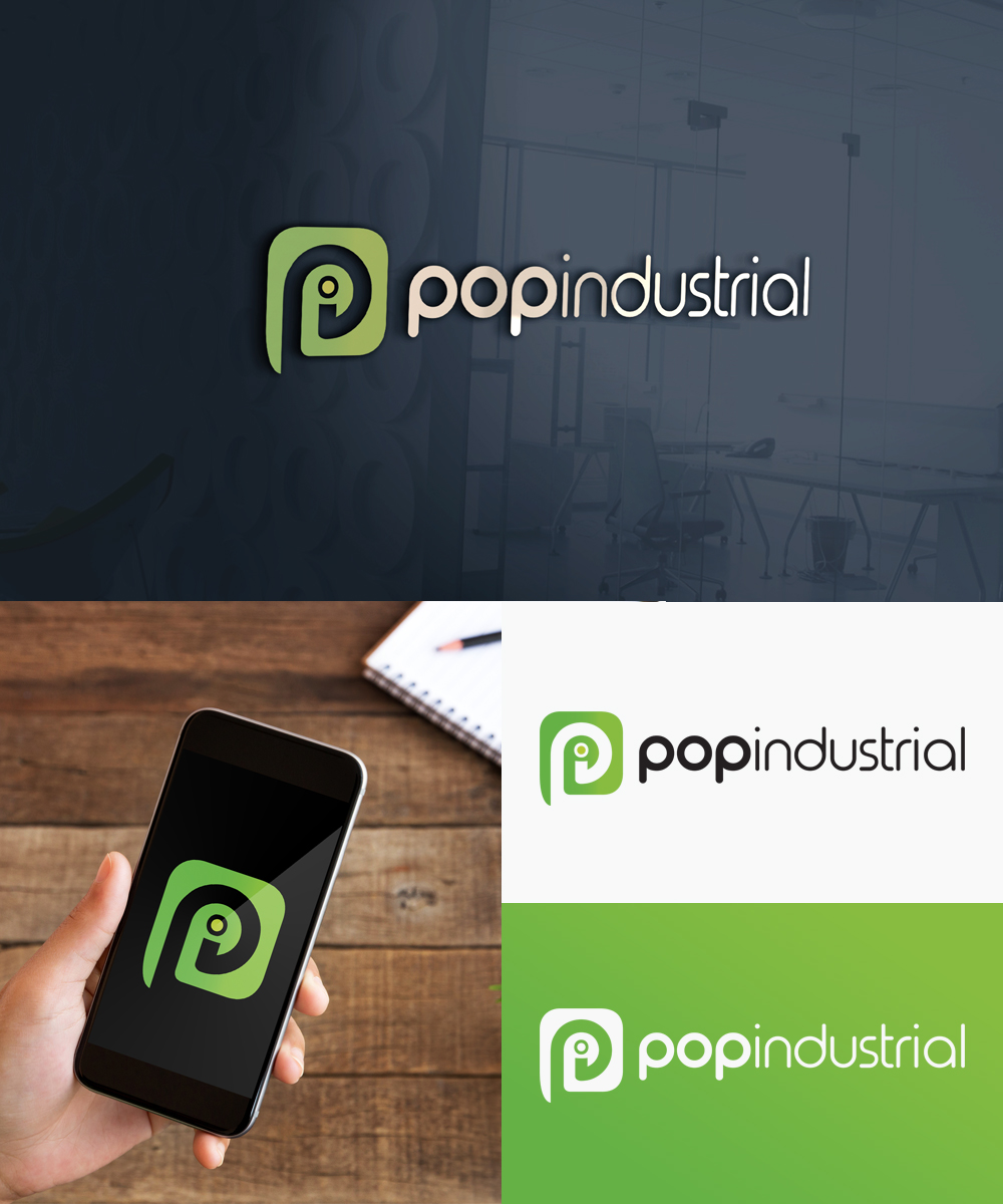 Logo Design by Ethien for Pop Industrial | Design #11375487