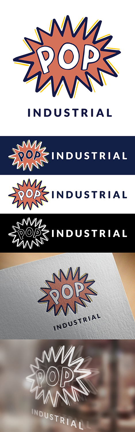 Logo Design by Jess Leftault for Pop Industrial | Design #11403419