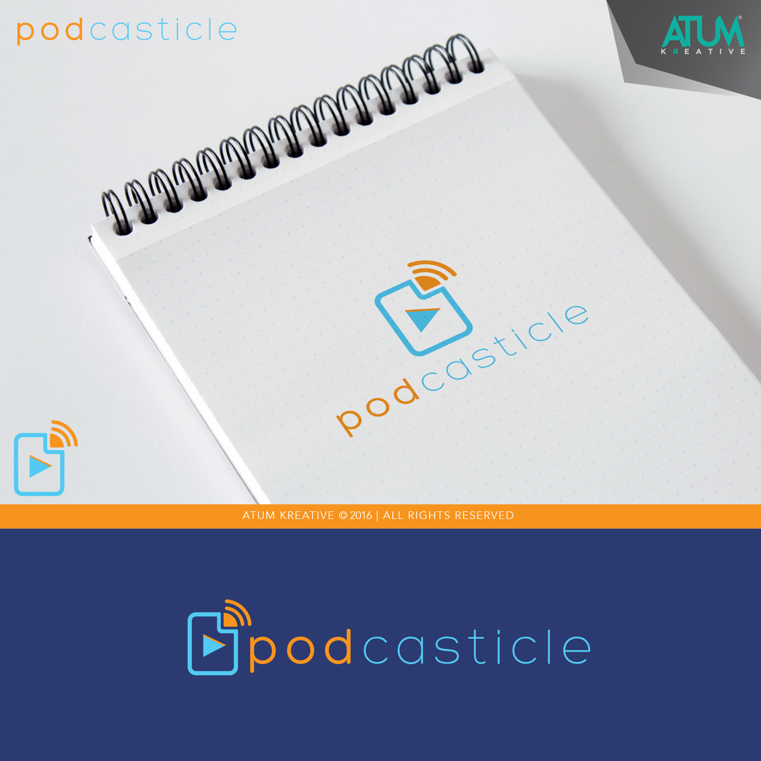 Podcast Design by Atum Kreative™ for this project | Design #11396501