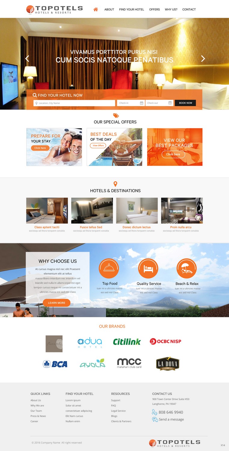 Modern Elegant Hotel Web Design For Topotels Hotels Resorts By Modern Elegant Hotel Web Design For Topotels Hotels Resorts In Indonesia 11344397