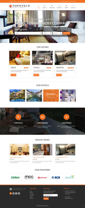 Web Design by pb for Topotels Hotels & Resorts | Design: #11345881