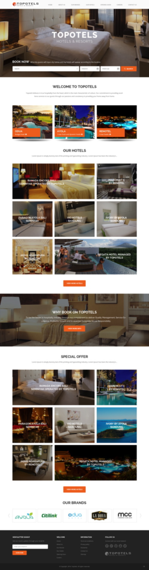 Web Design by pb for Topotels Hotels & Resorts | Design: #11345884