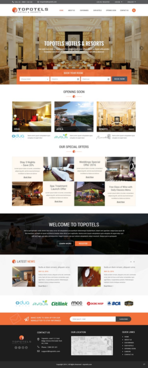 Web Design by pb for Topotels Hotels & Resorts | Design: #11364441