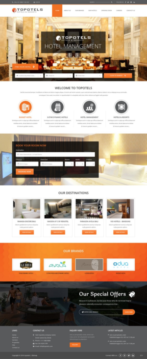 Web Design by pb for Topotels Hotels & Resorts | Design: #11364442