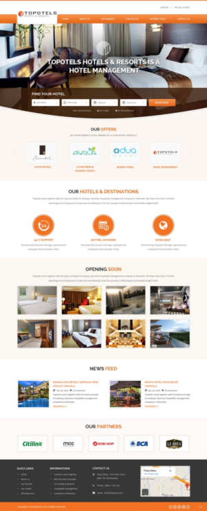 Web Design by pb for Topotels Hotels & Resorts | Design: #11364457