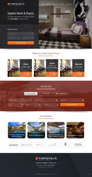 Web Design by pb for Topotels Hotels & Resorts | Design: #11365698
