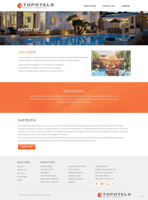 Web Design by pb for Topotels Hotels & Resorts | Design: #11574758