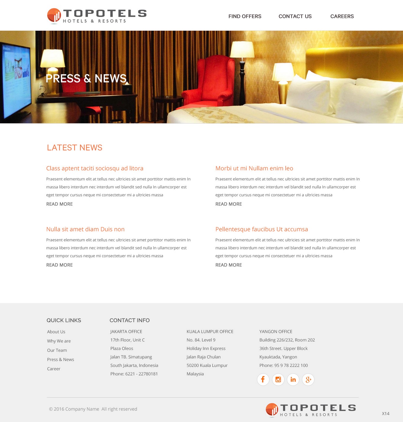 Web Design by pb for Topotels Hotels & Resorts | Design #11574761