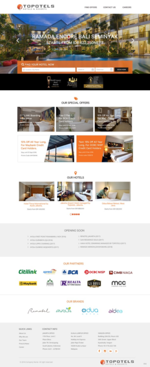Web Design by pb for Topotels Hotels & Resorts | Design: #11574762