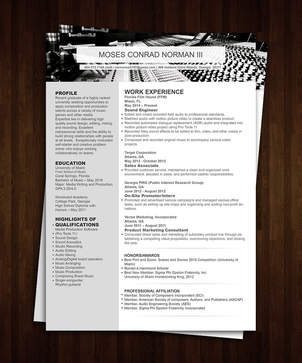 Resume Design by Zak Design Studios for Global Peak Solutions, LLC | Design #11341219