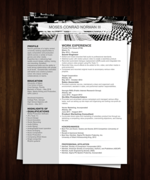 Resume Design by Zak Design Studios for Global Peak Solutions, LLC | Design: #11341219