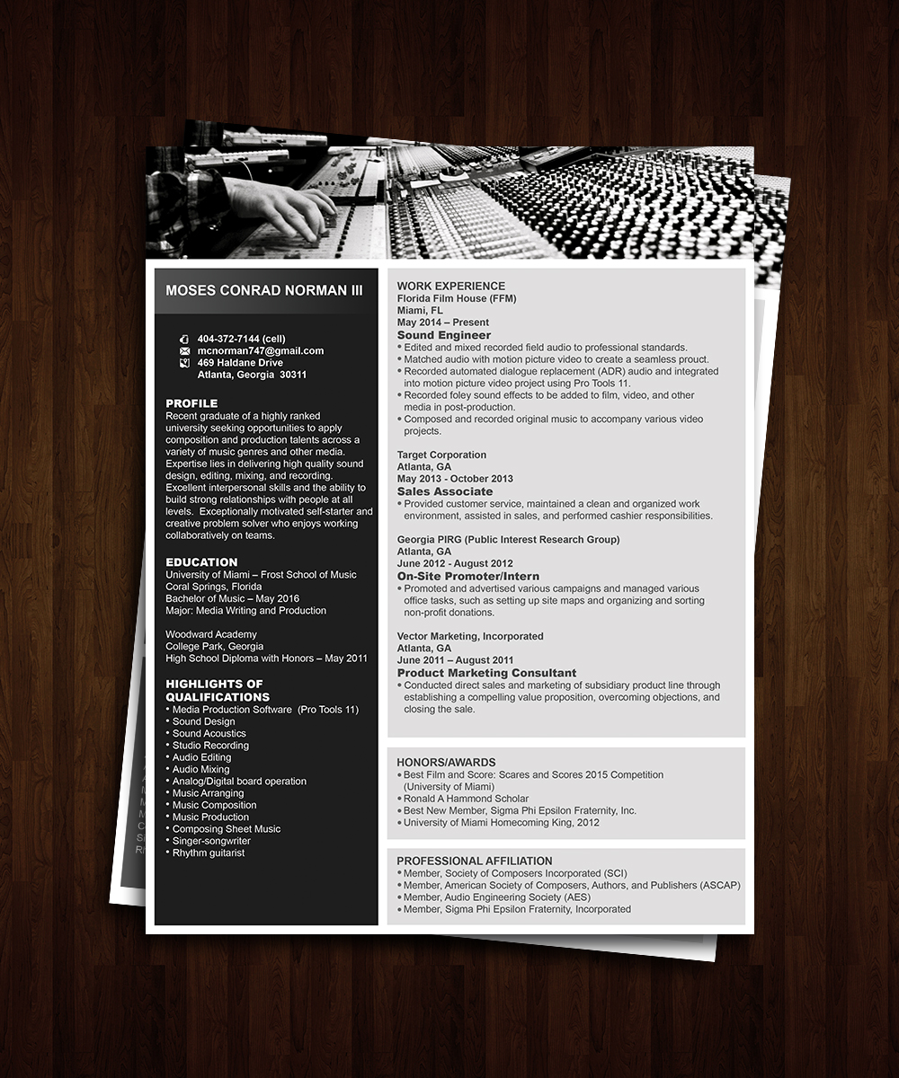 Resume Design by Zak Design Studios for Global Peak Solutions, LLC | Design #11357556