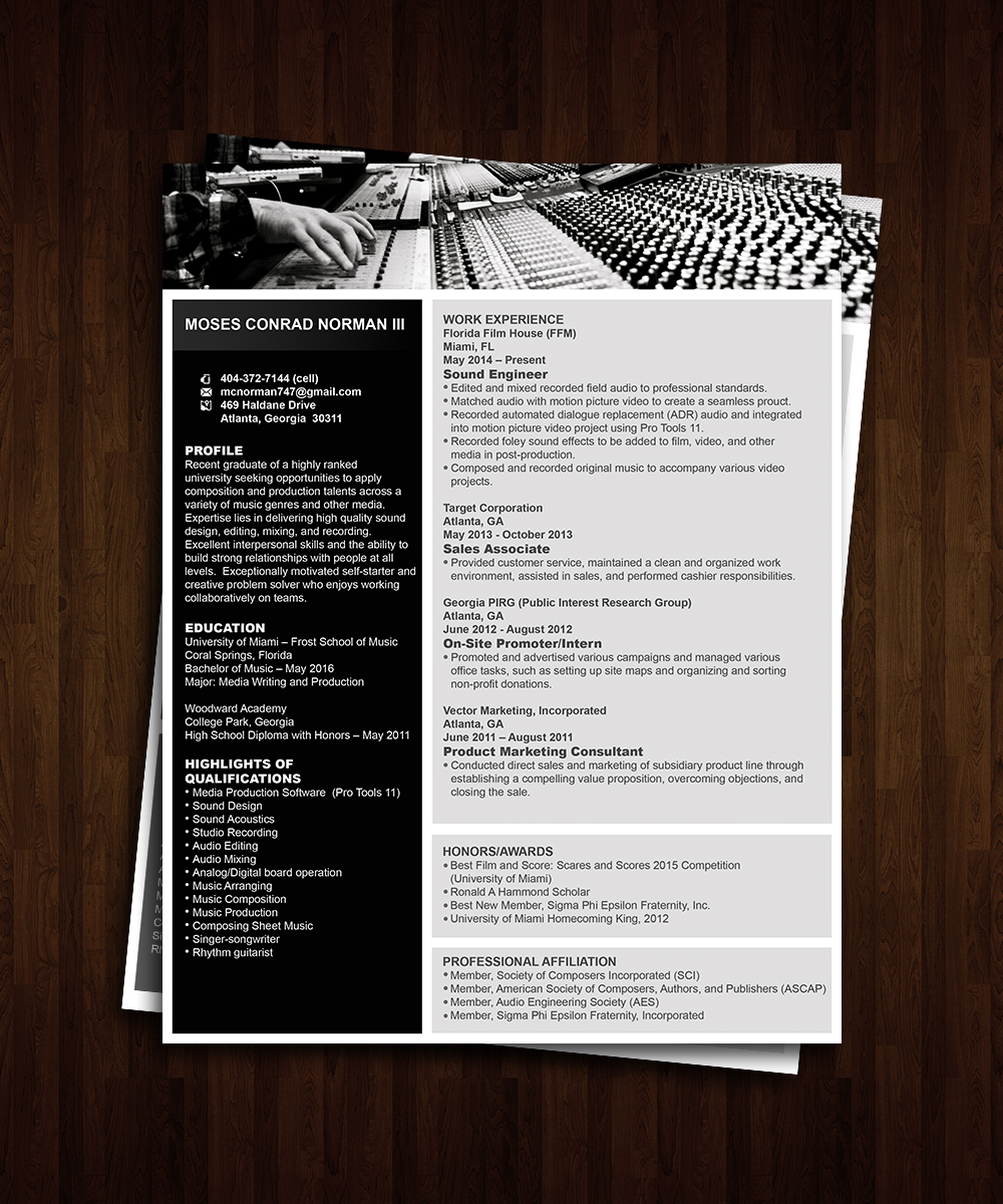 Resume Design by Zak Design Studios for Global Peak Solutions, LLC | Design #11357557