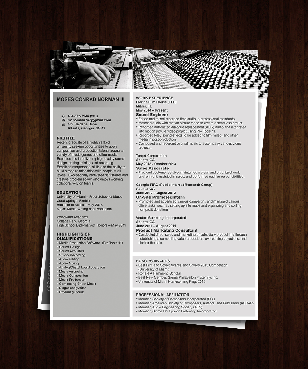 Lebenslauf-Design von Zak Design Studios für Global Peak Solutions, LLC | Design #11383349