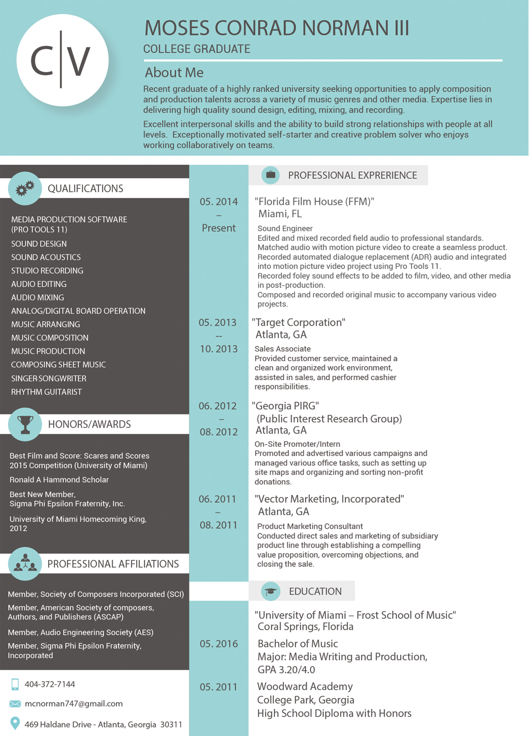 Diseño de Curriculum por Tegridy Studio para Global Peak Solutions, LLC | Diseño #11341989