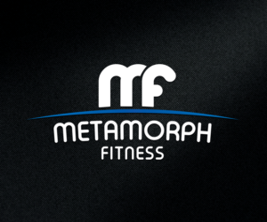 the letters 'MF' and the words 'Metamorph Fitness' | Logo Design by Ethien