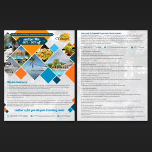 flights and hotels for a great prices, really cheap... Cheaper Than Your Travel  | Flyer Design by Kishaloy_D