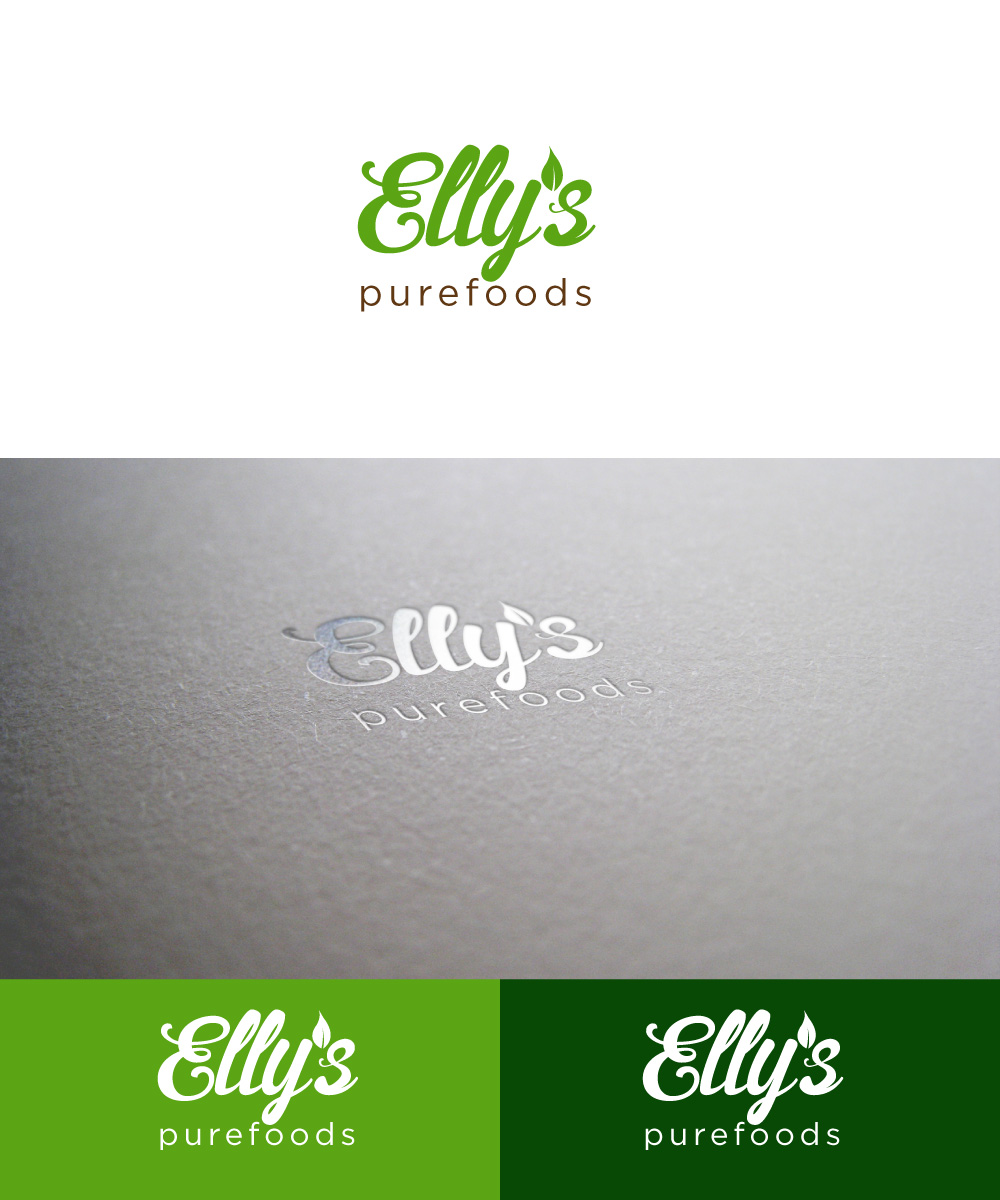 Logo Design by Sergio Coelho for Ellys Purefoods | Design #11424923