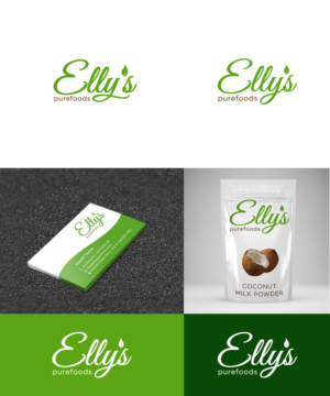 Logo Design by Sergio Coelho for Ellys Purefoods | Design: #11450440