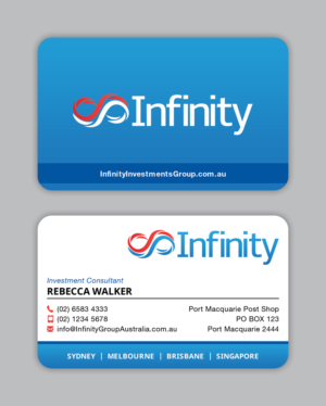 Diseño de Tarjeta de Presentación por MIND para Infinity Group Australia | Diseño: #11363114