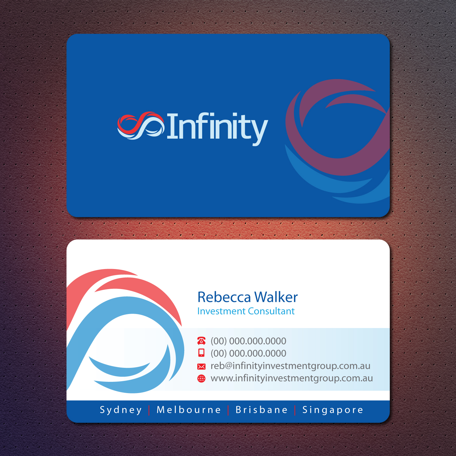 Diseño de Tarjeta de Presentación por Dezero para Infinity Group Australia | Diseño #11368616
