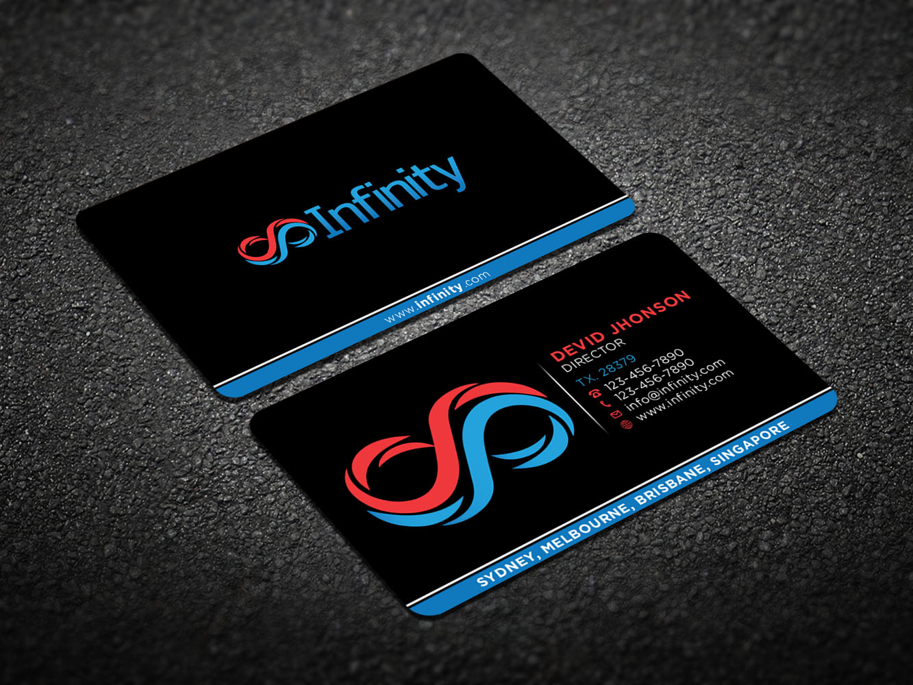 Business Card Design by Verified artistry for Infinity Group Australia | Design #11352221
