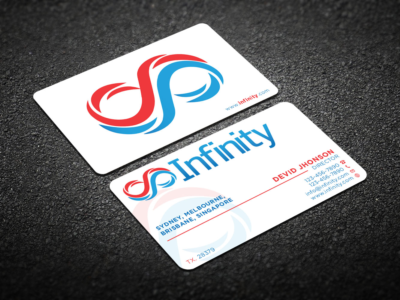 Diseño de Tarjeta de Presentación por Verified artistry (Design garden) para Infinity Group Australia | Diseño #11352239