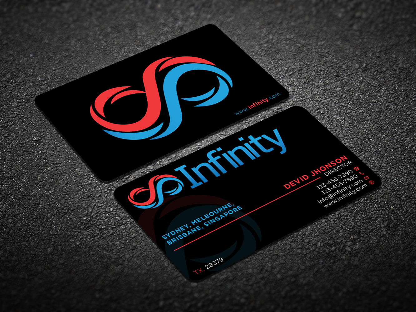 Business Card Design by Verified artistry for Infinity Group Australia | Design #11352247