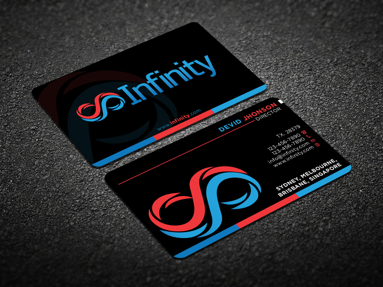 Diseño de Tarjeta de Presentación por Verified artistry (Design garden) para Infinity Group Australia | Diseño #11352250