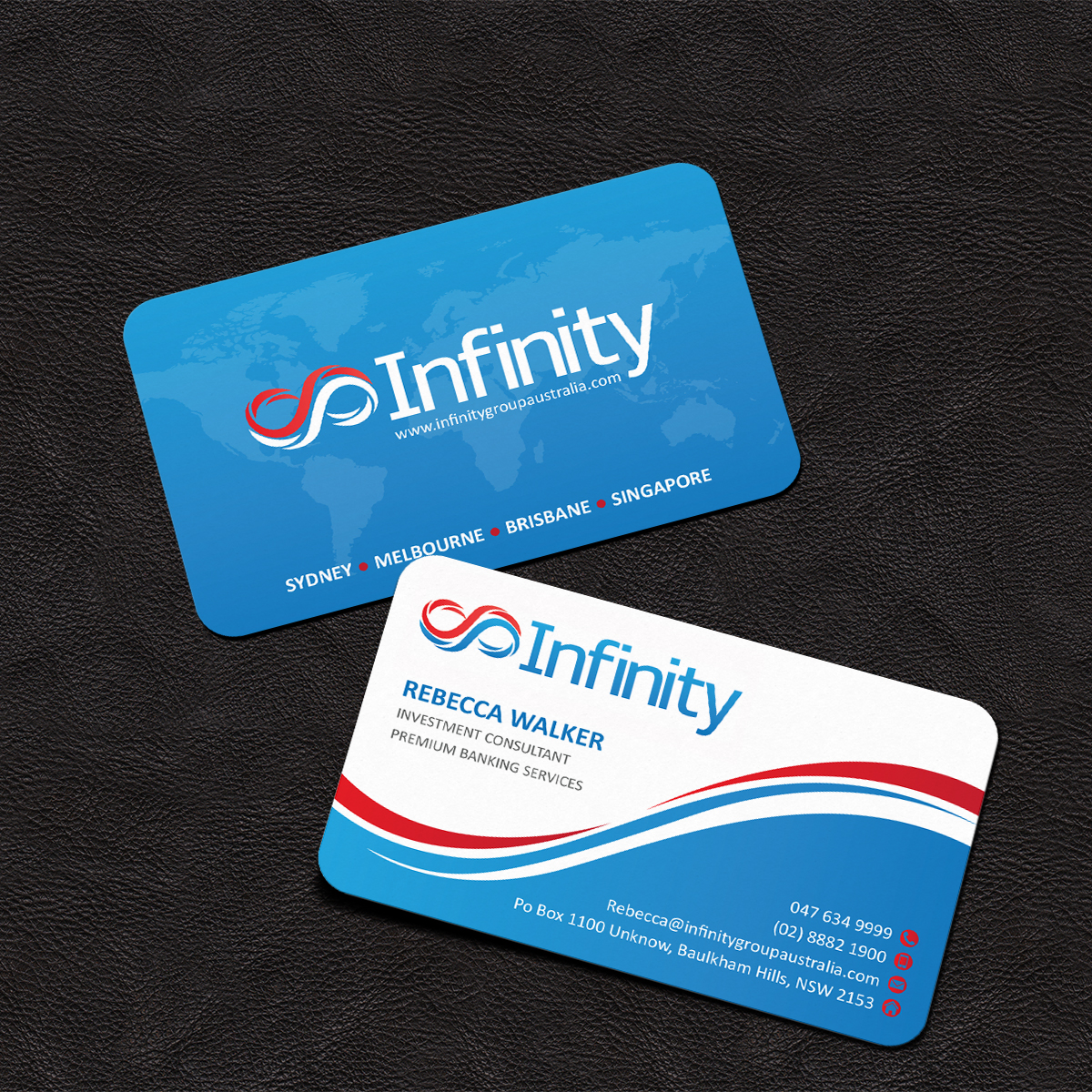 Business Card Design by Grafactory for Infinity Group Australia | Design: #11398635