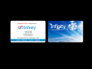 Business Card Design by Creations Box 2015 for Infinity Group Australia | Design: #11346488