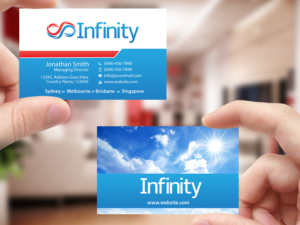 Diseño de Tarjeta de Presentación por Creations Box 2015 para Infinity Group Australia | Diseño: #11346506