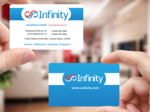 Diseño de Tarjeta de Presentación por Creations Box 2015 para Infinity Group Australia | Diseño: #11346508