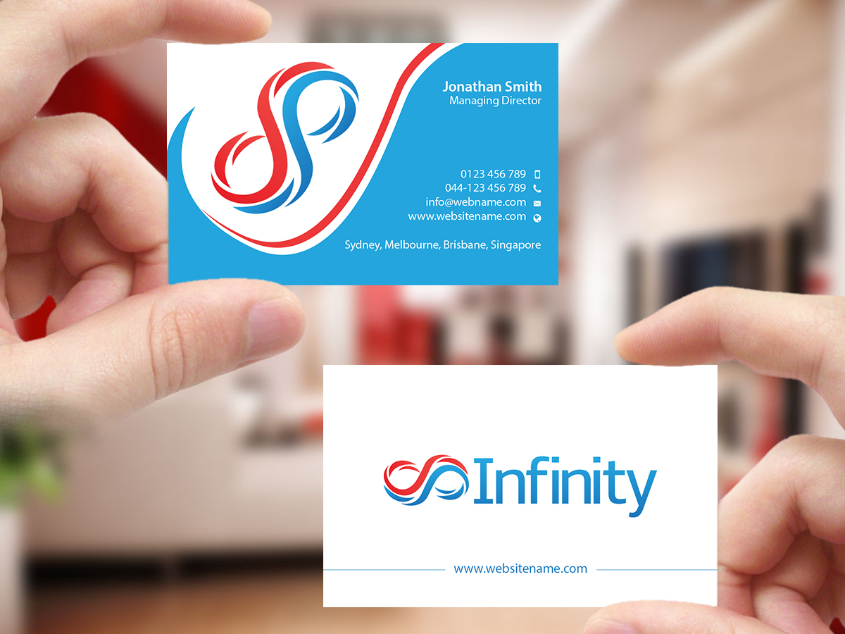 Diseño de Tarjeta de Presentación por Creations Box 2015 para Infinity Group Australia | Diseño #11346540