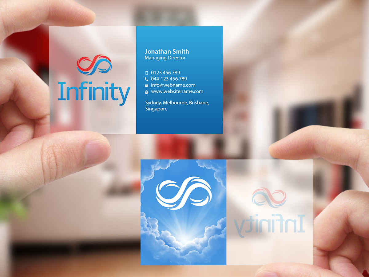 Diseño de Tarjeta de Presentación por Creations Box 2015 para Infinity Group Australia | Diseño #11346547