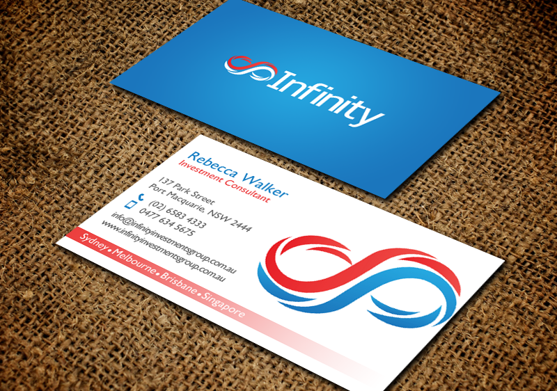 Business Card Design by chandrayaan.creative for Infinity Group Australia | Design #11353346