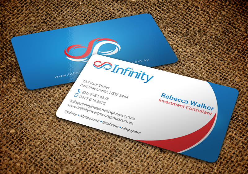 Business Card Design by chandrayaan.creative for Infinity Group Australia | Design #11354634