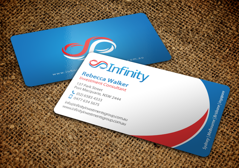 Business Card Design by chandrayaan.creative for Infinity Group Australia | Design #11354637